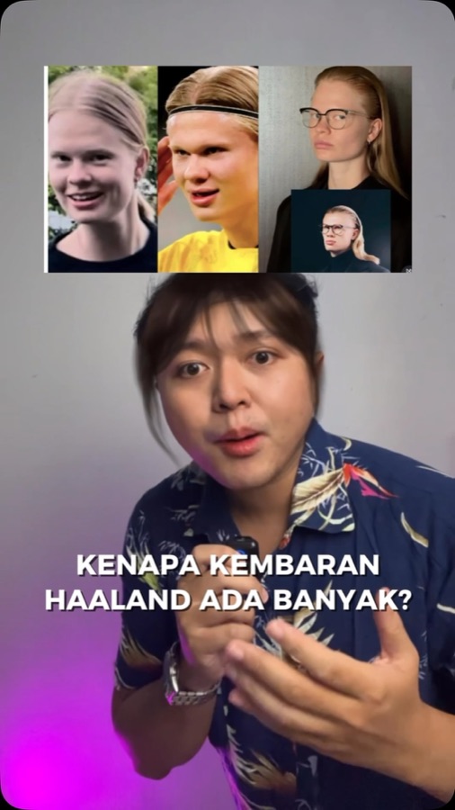 Talking head about Haaland lookalikes