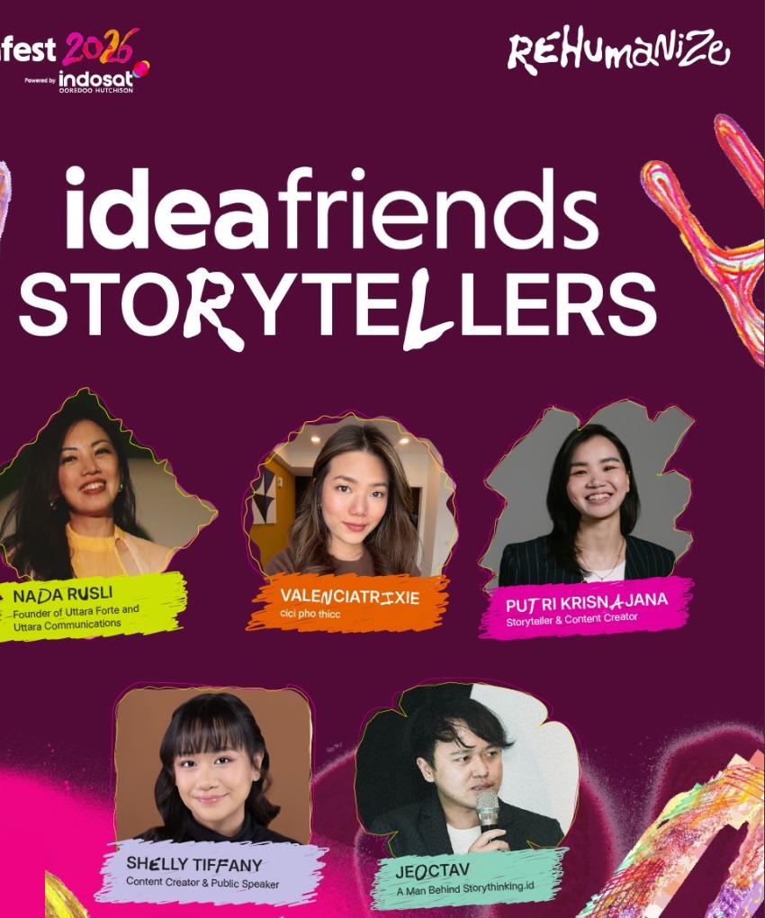 IdeaFest 2026 Ideafriends Storytellers lineup poster featuring Jeremy (jeoctav)